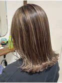 ROUIS 津田沼 ハイライト×グレー