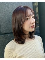 ガーデン 銀座(GARDEN)&nbsp;ミディアム/顔周りレイヤー/小顔/ココアベージュ/20代30代/銀座