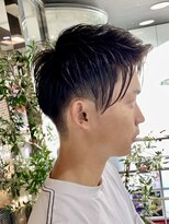 ゼストソエル(ZEST soell)&nbsp;ツーブロック　センターパート　men's【立川/soell/水島】