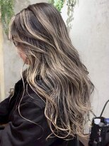 アポロ 横浜駅店(apollo)&nbsp;xバレイヤージュ/ホワイトグレージュ/レイヤーカット