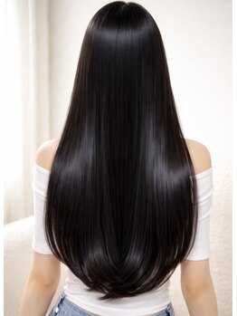 コパン グランディール(COPAiN GRANDIR.)の写真/【豊田市】髪質改善×縮毛矯正でうねりパサつき解消！絹のようなうるツヤ髪へ導く極上トリートメント体験☆