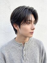 メンズソース 堺東(MEN'S SOURCE)&nbsp;フェザーカット×センターパート/メンズ