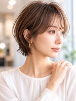 シノヤ 東根店(Shinoya)&nbsp;ショートレイヤー/ふんわりショート/ブラウンベージュ
