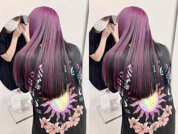 フウ(fuh)の写真/【new open】タレントやインフルエンサーも通う、ハイトーン/ブリーチ/ダブルカラーなど憧れのスタイルへ♪