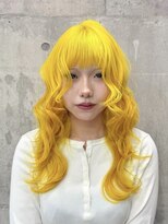 ノーン(NONE)&nbsp;イエローカラー/ブリーチカラー/ハイトーン/レイヤーカット