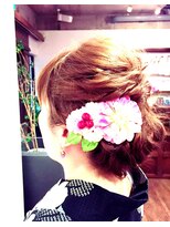 アクティフ(actif)&nbsp;須賀指名　浴衣アレンジ！