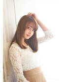 【noahecle銀座】グレージュ似合わせナチュサラストレート
