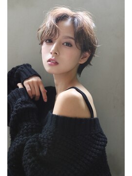 ブラン 梅田(Blanc) 【Blanc/梅田】耳かけ/外国人風カラー/ショートak1