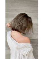 ソルトウォーター 南堀江(SALT WATER)&nbsp;外国人風　ハイライト グレージュ