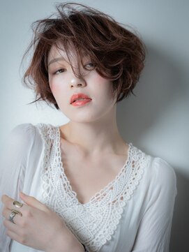 モッズヘア 越谷(mod's hair) ひし形マッシュショートウルフ小顔グラボブw越谷20代30代40代