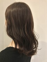 ジップ 緑店(zip)&nbsp;ミディアムショコラカラー×20代柔らか印象