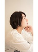 【小顔に見える丸みショート☆】