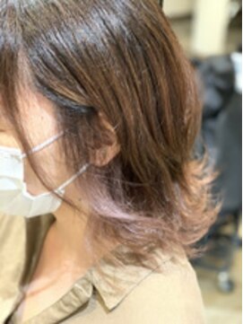 ハジー(Hajy) 柔らかベージュ×インナー薄ピンク