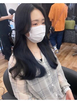 リコバイアフロート(riko by afloat) イヤリングカラー/アッシュブラック/ヨシンモリ