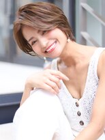 エレガントショート/大人の色気/赤み消しカラー30代40代50代