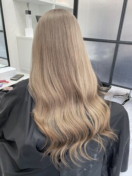 ラムシェール(LamChele) 【lamchele】ミルクティーグレージュ×ブリーチカラー