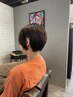 【新規/女性】カット+カラー+髪質改善トリートメント¥16600→12500(ショート)