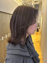 ジアン バイ ミルボン 西宮ガーデンズプラス(GIEN by milbon)&nbsp;顔周りレイヤー/くびれミディアム/山城 茂稔