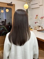 シエン(CIEN) 丸型卵型エアリーロング美髪ブラウンピンクベージュ髪質改善