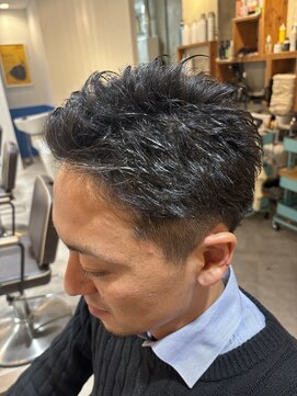 アメラボ(AmeLab) 名古屋天白区梅ヶ丘ビジネスショートアップバングツーブロック