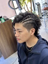 ダンク(DANK)&nbsp;編み込み×ポンパ