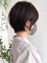 トレヘアー 京都 烏丸(tRe hair) ハイライトカラー　アッシュ　ショートボブ