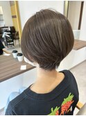 丸みショート◯オリーブベージュ