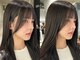 ヨーク(yoke)の写真/【立川駅3分】韓国レイヤーカット&小顔に見える顔周りカット＊結んでも可愛い後れ毛カット