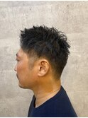 メンズ震災刈り