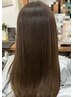 【梅雨前にオススメ！】髪質改善トステアアイロンストレート+カラー￥16800円