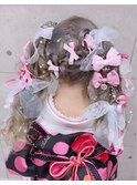 振袖着付け&ヘアメイク♪