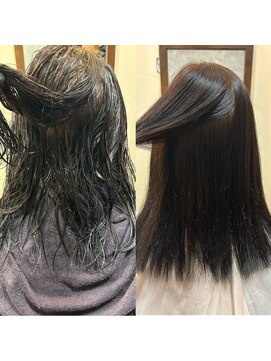シオ ヘアー デザイン(Sio. hair design) 複雑履歴でも艶髪？？