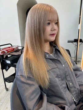 インク サカエ(inq sakae) ロングレイヤー/ブロンド