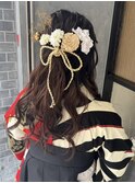 【日吉☆卒業式袴着付けヘアアレンジ】 慶應 日吉
