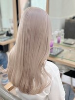 ネオリーブ クーロ(Neolive curro) イメチェン ミルクティーベージュ×ブリーチありのダブルカラー