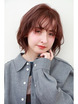 ポイントファイブバイソレイユ 小松店.5 by SOLEIL) ボブ前髪ありラベンダーベージュ