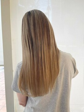 ハーバーズ バイ エムスラッシュ 鎌倉由比ヶ浜(Harbors by M.SLASH) ■HARBORS鎌倉/バレイヤージュ/脱白髪染め/3Dハイライト14-2