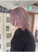 藤沢/ブリーチ/ダブルカラー/ホワイトラベンダー/ウルフカット