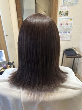 トライベッカスマートサロン(TRIBECA smart salon) 髪質改善/メテオカラー/スモーキーアンバー×アメジスト