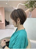 マッシュショート/レイヤーボブ/大人ショート/ウェーブヘア