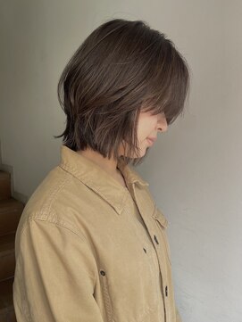 サンク 原宿 表参道(cinq) 原宿オリーブベージュヘーゼルベージュブリーチカラー韓国