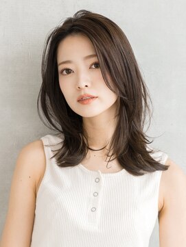 トッカ ヘアーラウンジ 日吉店(tocca) セミロングレイヤースタイル/【日吉】