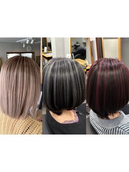 周りと差の付くデザインカラー*ブリーチ/インナーカラーでtrend styleにイメチェン*[上大岡/韓国/学割U24]