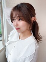 アフロート エル 大阪(AFLOAT L)&nbsp;20代に人気！顔周りの後れ毛がかわいいシャギーレイヤーロング