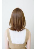 Say.ミディアムウルフカットヘーゼルグレージュオリーブグレー