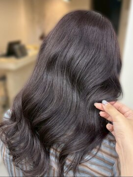 透明感カラー/ラベンダーブラウン