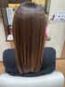 カット+リマインストレート+プチtokioインカラミトリートメント ¥15400