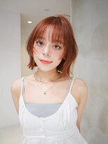 シェノン 表参道(CHAINON)&nbsp;表参道/着物ヘア/ダークアッシュ/ミディアムレイヤーカット/渋谷