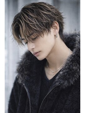 ヘアールーム アート(hair room a to by NYNY) ハイライト×フェザーパーマ