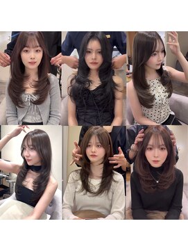 セレーネヘアー オオサカ 心斎橋店(Selene hair OSAKA) 透明感カラー/ワンホンヘア/韓国ヘア/顔まわり/大阪/梅田